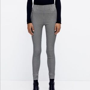 ZARA High waisted pants with zipper